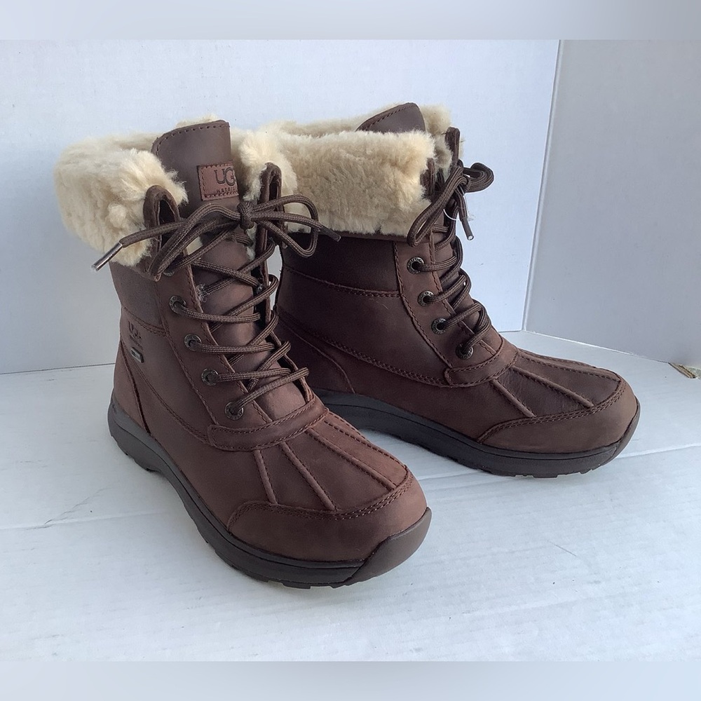 New UGG Women's ADIRONDACK Chocolate Brown Winter Boots